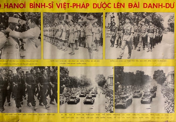 Vietnam, Affiche offset originale, 1950